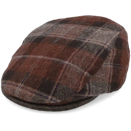 Mayser - Marrón flatcap Gorra - Frankie Soft British La Rot-gem. Flat Cap @ Hatstore
