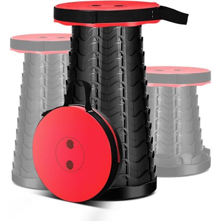 Bärbar hopfällbar pall, uppgraderad från andra generationens retra