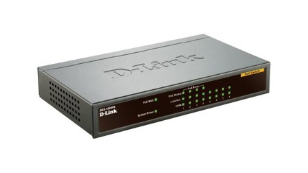 D-LINK DES 1008PA - switch - 8 porter - ikke-styrt