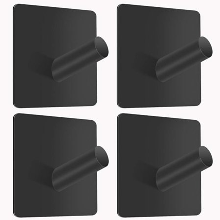 Håndklekroker 4-pak Selvklebende Håndkleholder 304 Rustfritt Stål W