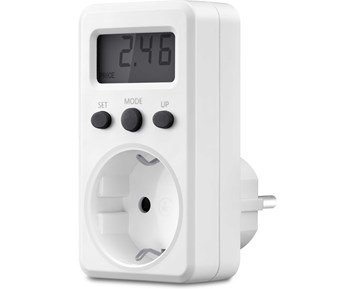 ON-EMR 100 - Energy meter-Strømmåler til vegguttak med minnefunksjon-Power-Grenuttak