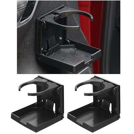 2 stk. sammenklappelig kop drikkevareholder kopholder bakke vandflaskeholder justerbar drikkevareholder til bil køretøj lastbil båd autocamper RV - 