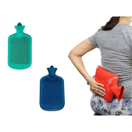 Stor varmtvannsflaske 2L i gummi