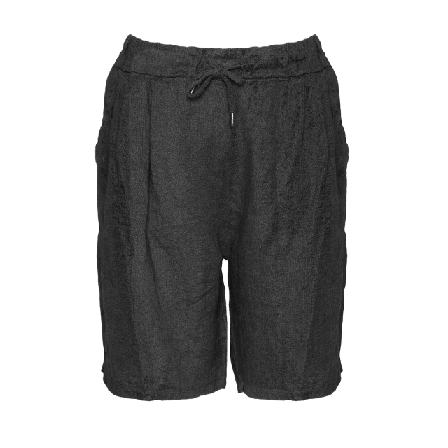 Tiffany 181017, Shorts, Linen - Black Shorts Dam Svart S/M