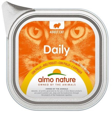 Almo Nature Daily Menù Cibo Umido Con Pollo Per Gatti Adulti