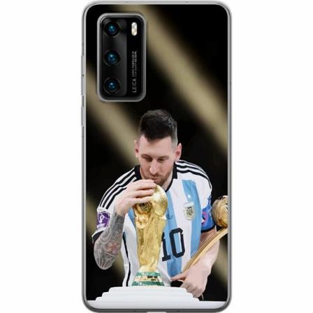 Huawei P40 Genomskinligt Skal Messi