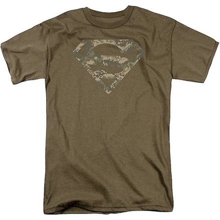 Superman DC Comics Army Camo Shield Vuxen T-shirt Tee