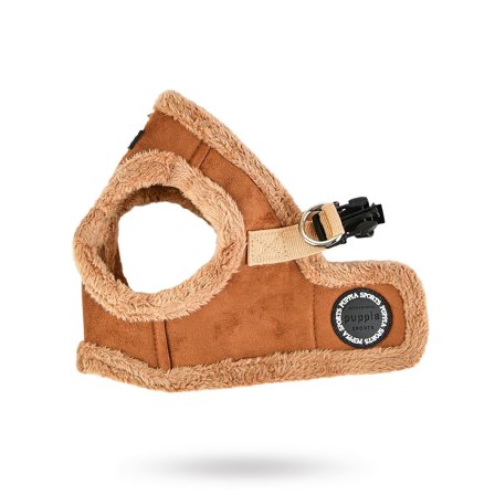Puppia - TERRY Brown - Fôret Jacket Hundesele - Klassiske hundeseler, step-in, jacket seler, trekkseler, vinterseler & Y-seler på Doggie.no - 