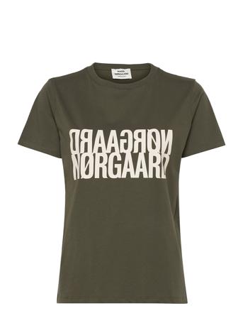 Single Organic Trenda P Tee Fav T-shirts & Tops Short-sleeved Vihreä Mads Nørgaard