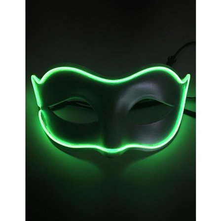 Voksen LED Neon Venetiansk Maske