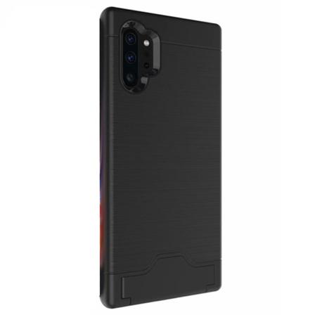 Samsung Galaxy Note10+ - Skyddsskal med Kortfack Svart
