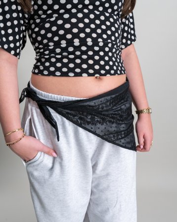 Grunt GRHally hip scarf Svart Accessoarer Jente - Kids Brand Store