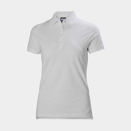 Pikétröja Helly Hansen Crew Pique, White, dam, X-Small