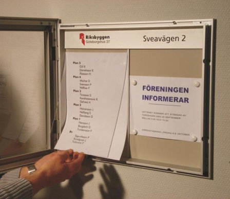 Swedsign Papyrus Eiendomsregister med magnetfunksjon 710 x 420 mm, Alarm & sikkerhet