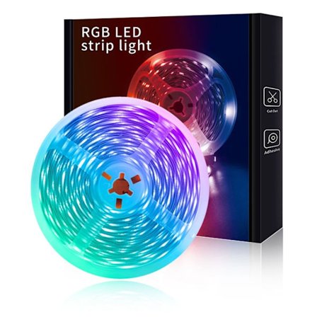 5050RGB30 ljus röststyrd musik ljusremsa set smart bluetooth APP 5 meter