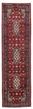 Noué À La Main Asadabad Tapis 80X280 De Laine Petit