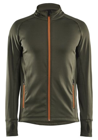 Blåkläder 473525394240XXL Fleecejacka skogsgrön/rost Skogsgrön/rost, Kläder