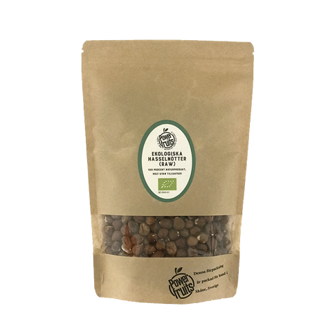 Powerfruits Økologiske Hasselnøtter 1000 g