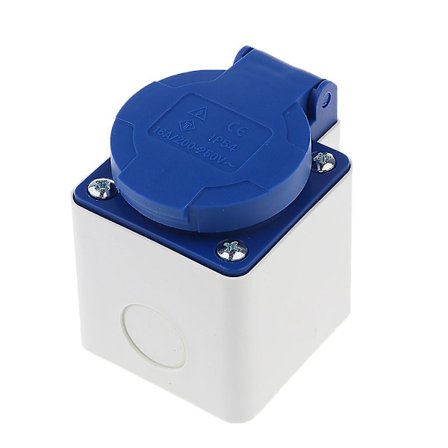 Vedenkestävä 16A EU-pistorasia 220V 2-nastainen SCHUKE