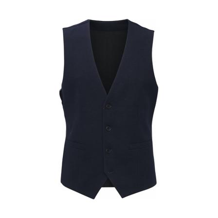 Clean Cut, Gilet- Milan Jersey Waistcoat Blauw, Heren, Maat:S