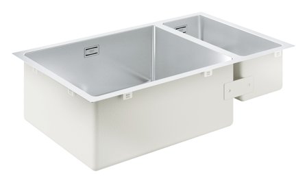 Grohe K700U Diskho dubbel, rostfritt stål, Kök