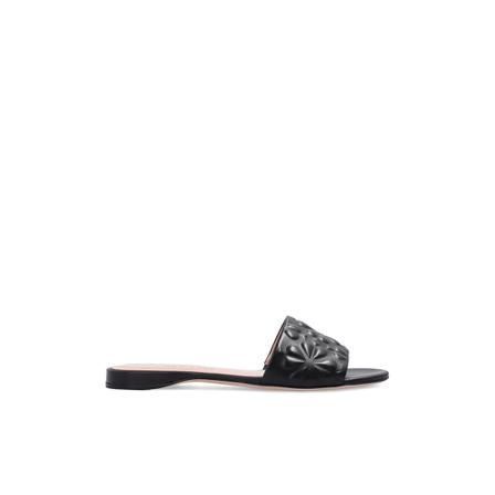 Kate Spade, Emmie leather slides Zwart, Dames, Maat:40 EU,leer