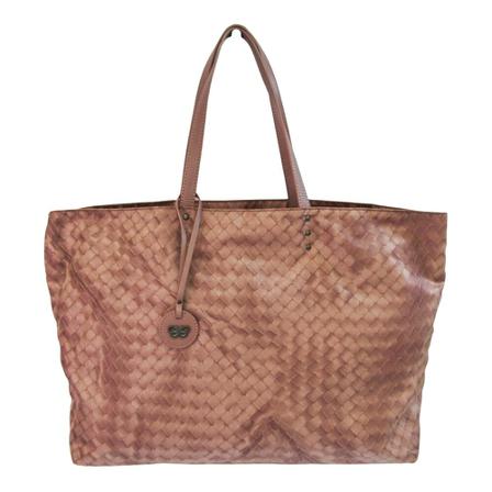 Bottega Veneta Vintage, Tote Bags Roze, Dames, Maat:ONE Size,synthetisch