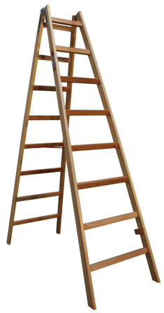 Laggo 358 Trappstege 8 steg 163 cm - 8 steg, Stegar & ställningar