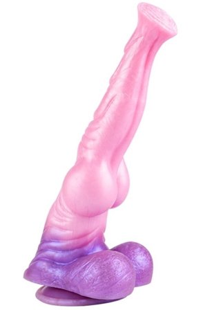 Unicorny Pinky Jumpy Dildo 28,4 cm Dragon dildo - Blushme.se