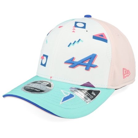 New Era - Weiss adjustable Cap - 25 Doohan Miami 9SEVENTY White/Pink/Teal Adjustable @ Hatstore