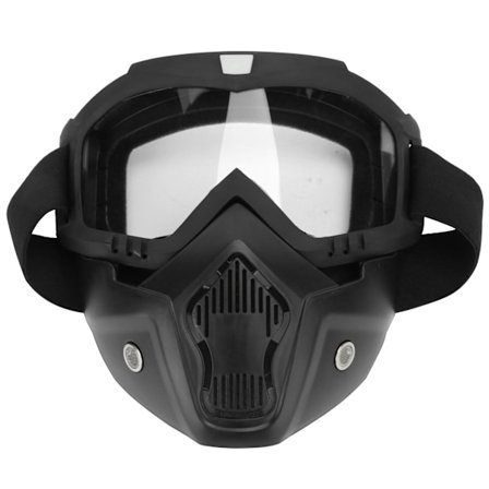 Motorcykelbriller Cykelhjelm Briller Motorcykel Vind Sand Beskyttelse Briller (Anti-dug Transparent Linse)