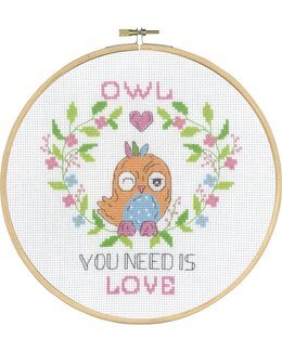 Kirjontapakkaus Taulu Owl you need