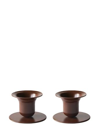 The Bell Candlestick - 2 Pack Home Decoration Candlesticks & Tealight Holders Candlesticks Ruskea Kunstindustrien