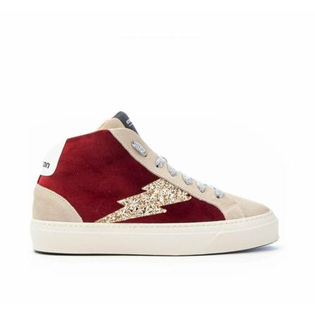 Stokton, Bolt-D Vienna Sneakers Rood, Dames, Maat:36 EU