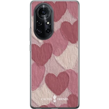 Kompatibelt Mobildeksel til Huawei Huawei nova 8 Pro Cactus and Friends - Blush Paper Hearts