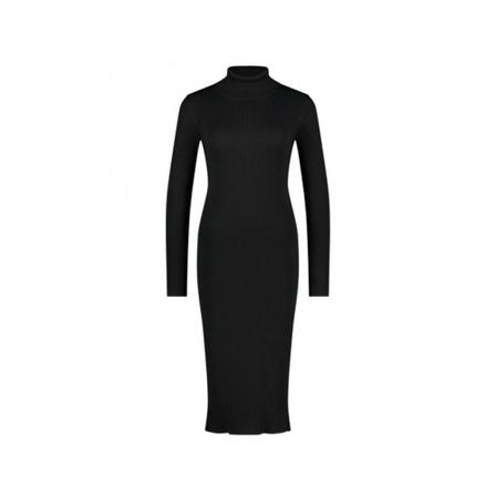 Freebird Britney Rib-Knit , Zwart , Dames , Maat: M Casual jurken