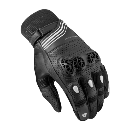 Rękawice Motocyklowe REV'IT! Positron Czarny/Złamany Biały L