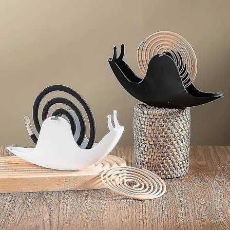 Hyttyskarkotin, hyttyskierrepitimen pidike, etanan muotoinen hyttyskarkottimen pidike kodin, toimiston tai makuuhuoneen sisustukseen, 