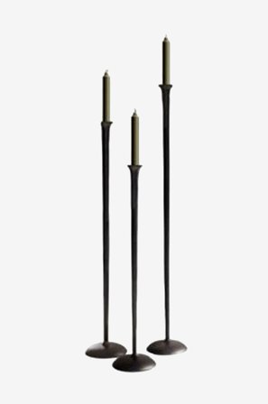 Zelected by Houze - Gulvlysestager Grand sæt m. 3 - Sort - Lysestager & lanterner - Fra Homeroom