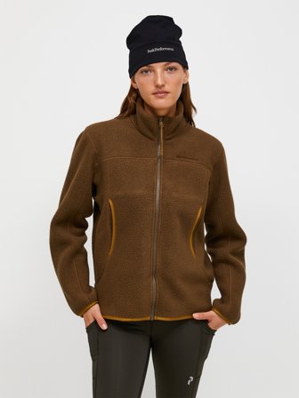 Fleece Zip Cardigan Women