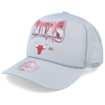 Mitchell & Ness - Chicago Bulls Glow Up Grey Trucker Trucker Grey Cap - NBA @ Hatstore