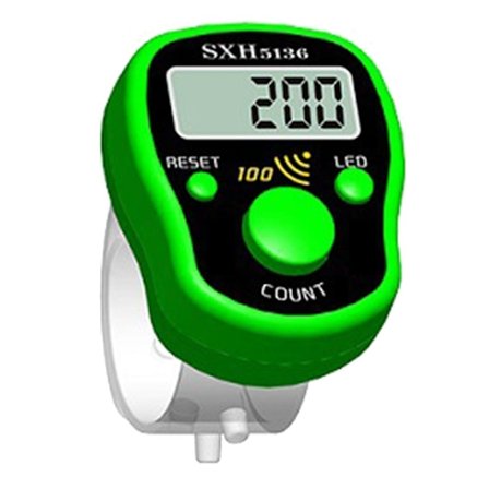Mini Finger Counter LCD VIHREÄ