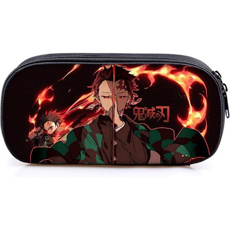 Demon Slayer Etui Japansk Anime Etui med Stor Kapacitet