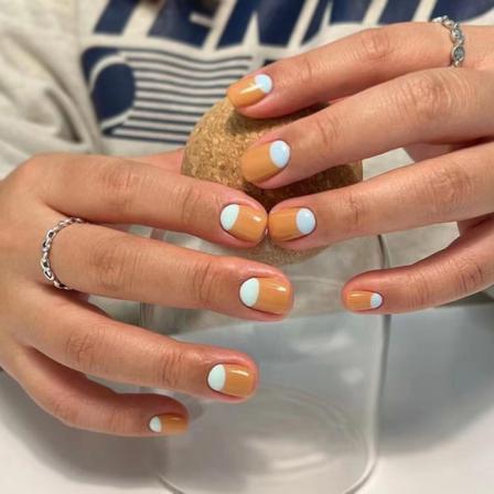 Manikyr Enkel Gulgrön Nagellapp 24st