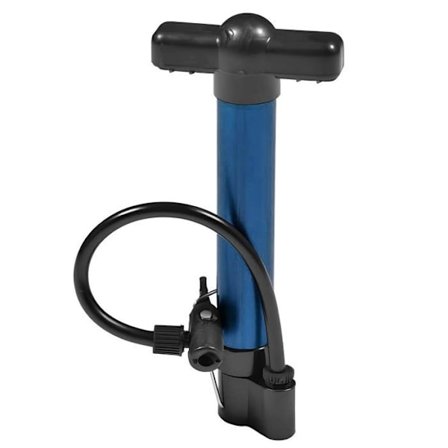 Kompakt Håndpumpe 21.5cm i Aluminium til Cykel, Motorcykel og Bil Sort / Blå