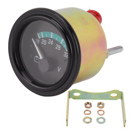 24V Diesel Generator Voltmeter til Lastbiler Busser Landbrugskøretøjer og Traktorer
