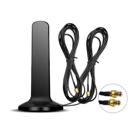 Gsm 4g 5g Antenni 600-6000mhz 12dbi Korkean Vahvistuksen Omni Magneettinen Pohja Antenni Sma Uros Ts9 Crc9 Yhteensopiva Zte Cpe Huawei Wifi Reititin 