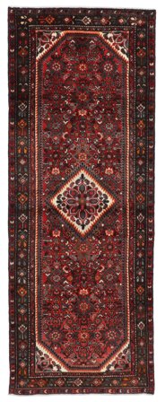 Medallón Pequeño Hosseinabad Alfombra 110X290 Lana