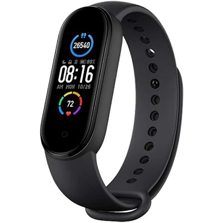 Mi Smart Band 5 Musta urheiluaktiivisuus, terveyden seuranta, 11 harjoitustilaa, 14 päivän akunkesto (LGL)