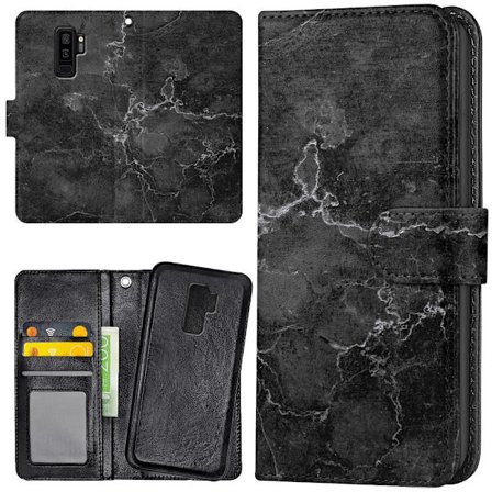 Samsung Galaxy S9 Plus - Lompakkokotelo/Kuoret Marmori